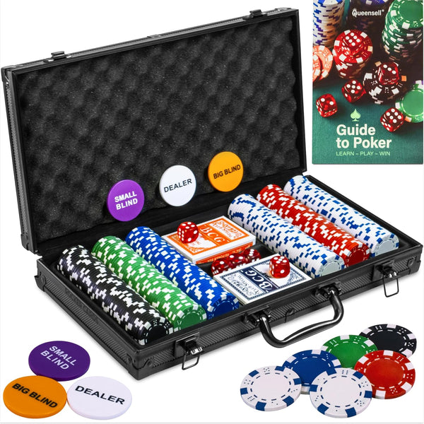 Poker Set with 300 Poker Chips