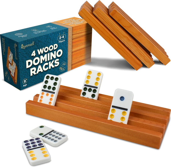 Domino Holders for Mexican Train and Chickenfoot Dominoes Game