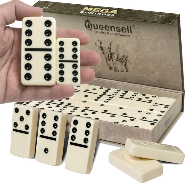 Double Six Large Domino Set 3"