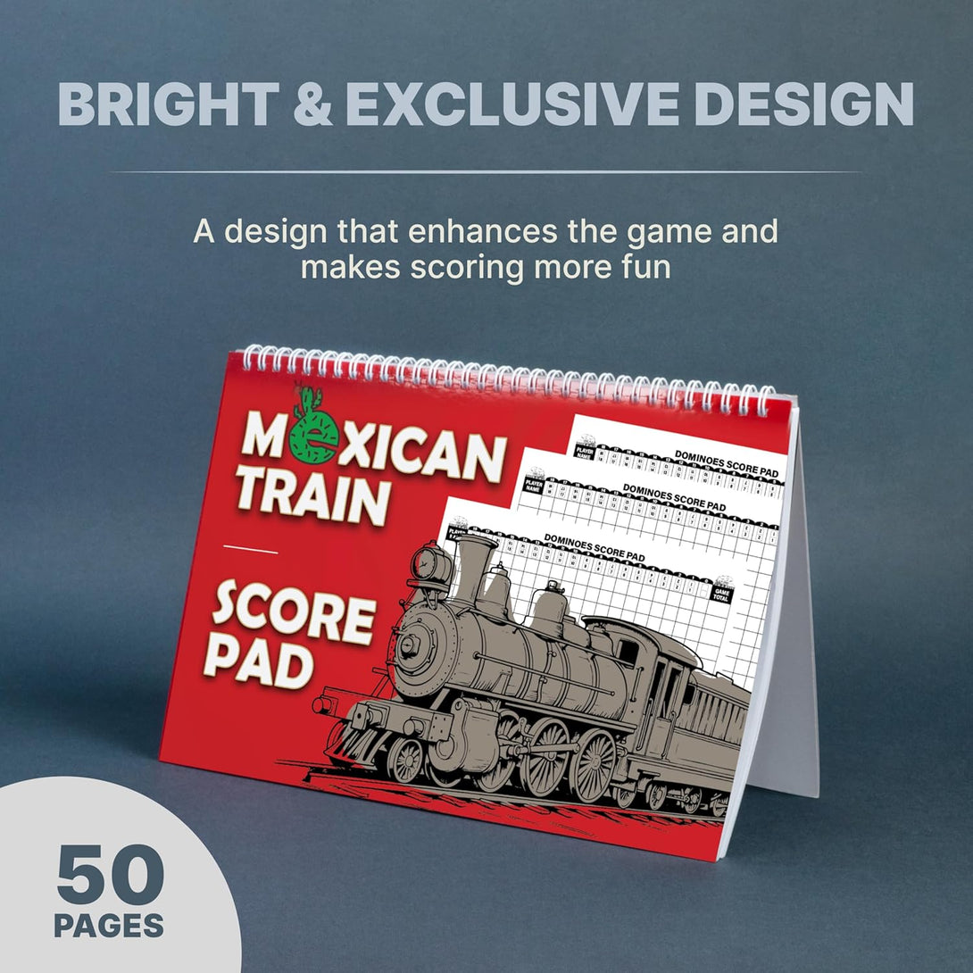11.3x7.9 in Mexican Train Score Pads 11-3x7-9-in-mexican-train-score-pads