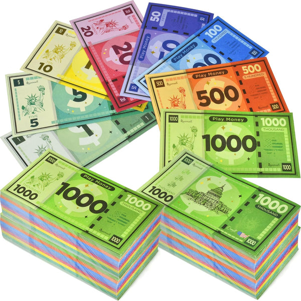 Play Money Suitable for Monopoly Board Game – 480 pcs