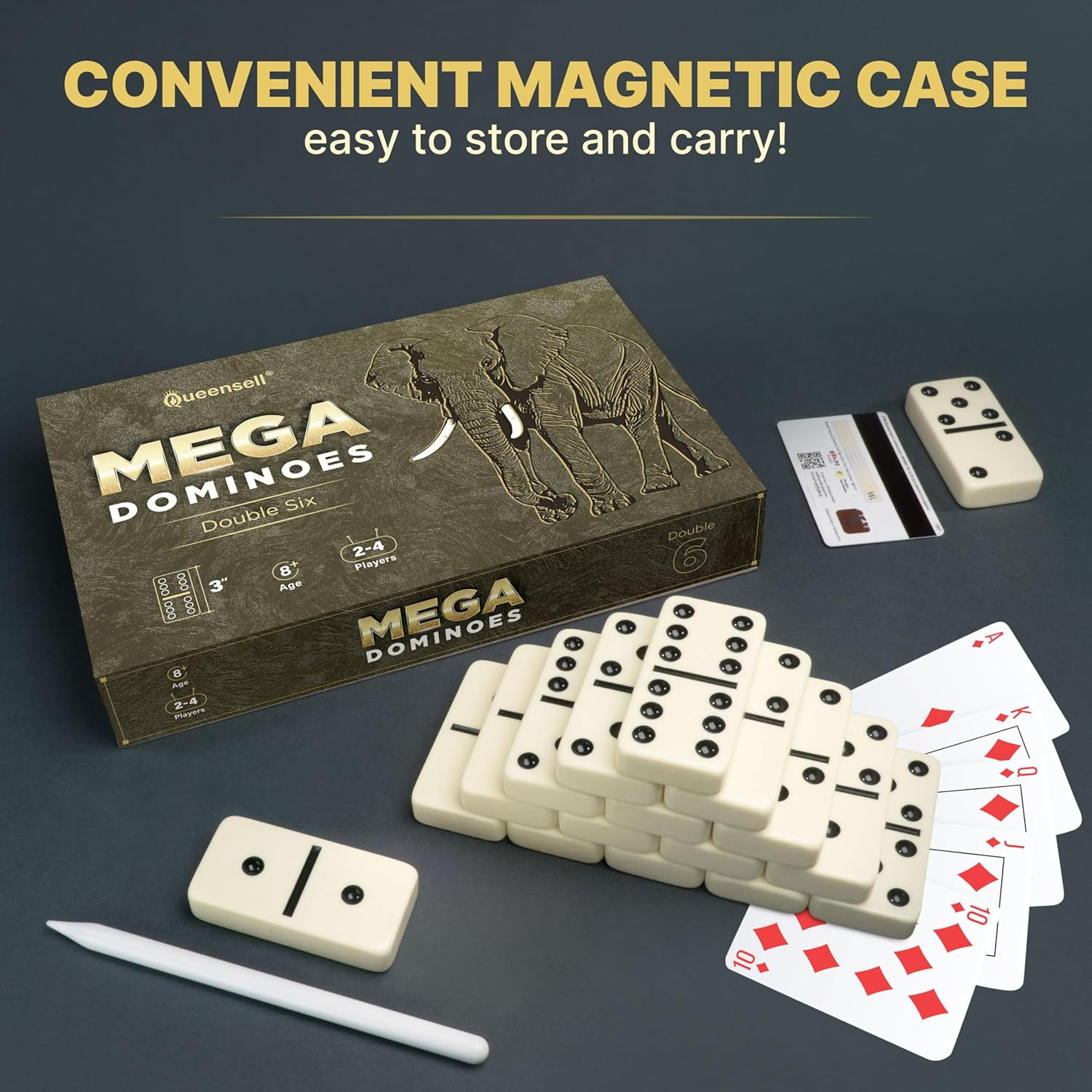 Double Six Large Domino Set 3