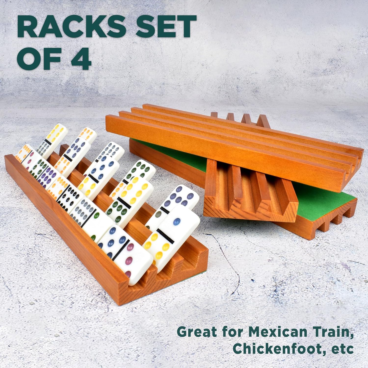 Domino Holders Set of 4