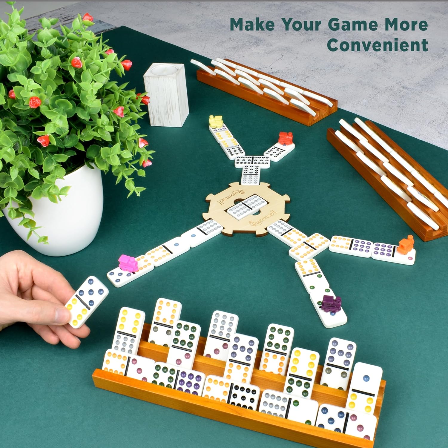 Domino Holders Set of 4