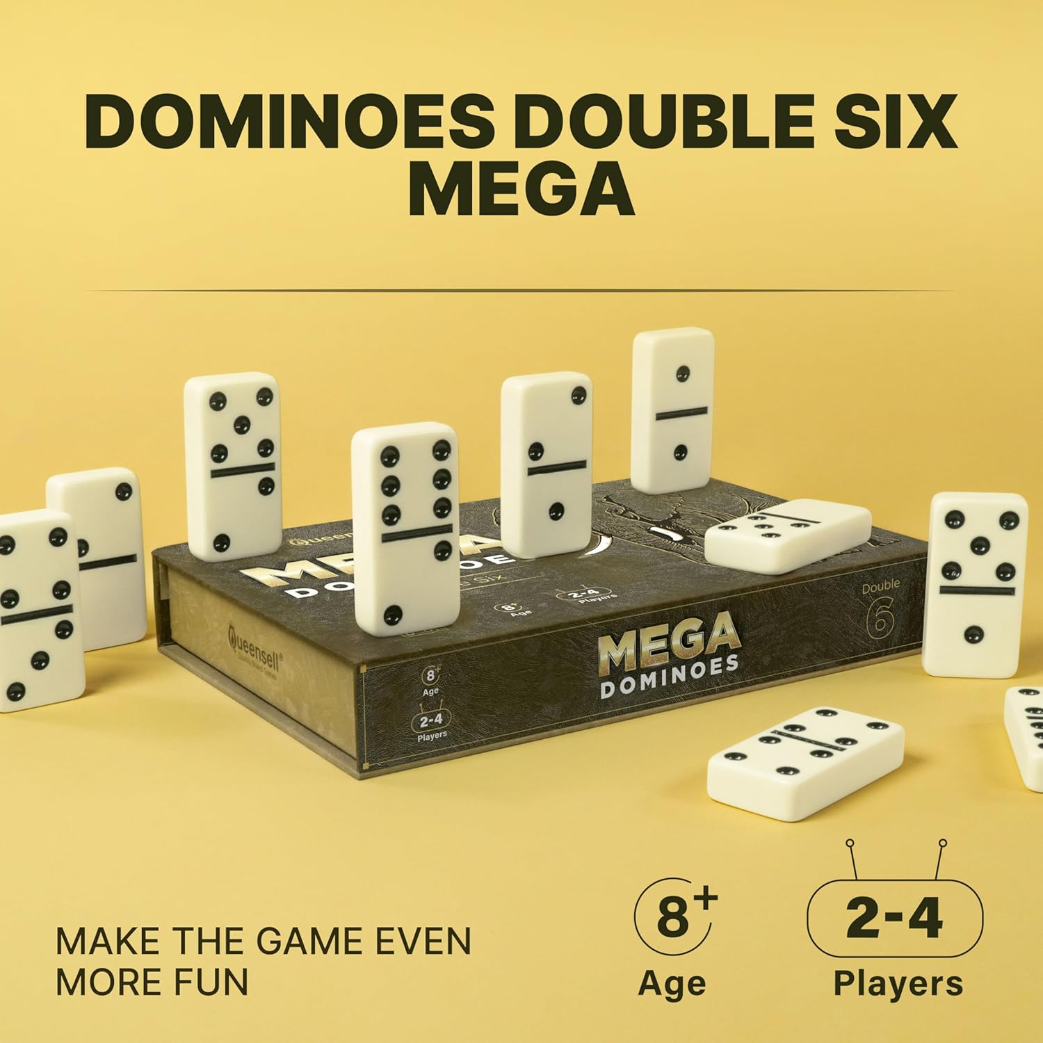 Double Six Large Domino Set 3