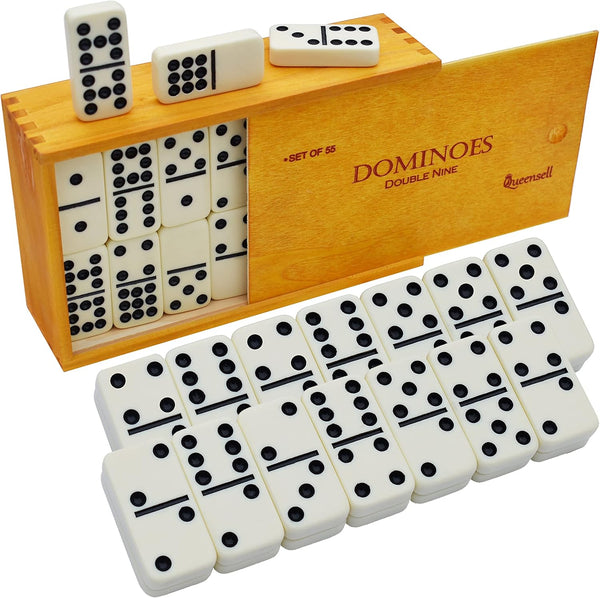 Double 9 Dominoes Set