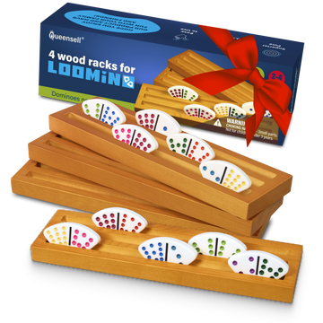 Loomino Holders – Curved Dominoes Racks Set of 4