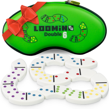 Loomino Double 6 - Domino Set for Kids and Adults