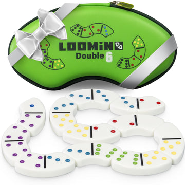 Loomino Double 6 - Domino Set for Kids and Adults